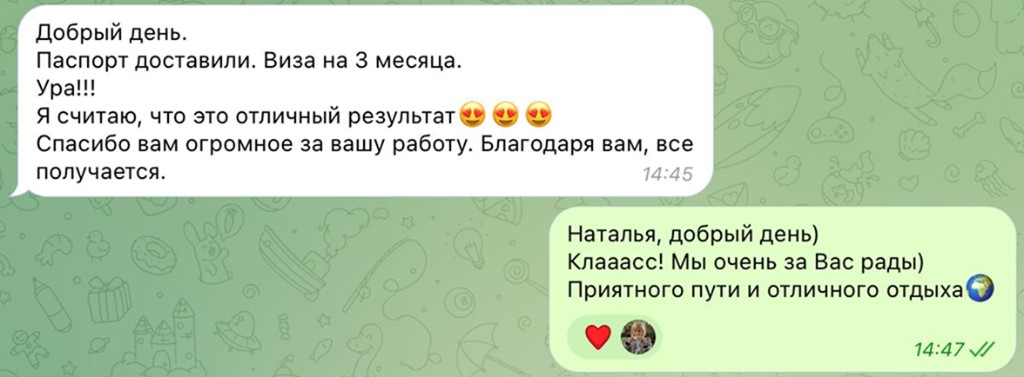 Отзыв: виза на 3 месяца